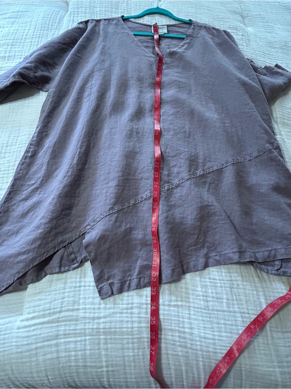 La. Fixsun Boho Lagenlook Linen Tunic - L - Picture 3 of 6